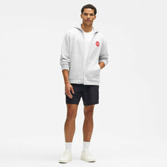 Detroit Red Wings lululemon Steady State Full-Zip Hoodie - Heathered Core Ultra Light Grey Hoodies
