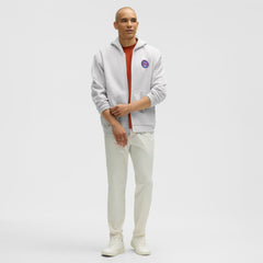 New York Islanders lululemon Steady State Full-Zip Hoodie - Heathered Core Ultra Light Grey Hoodies