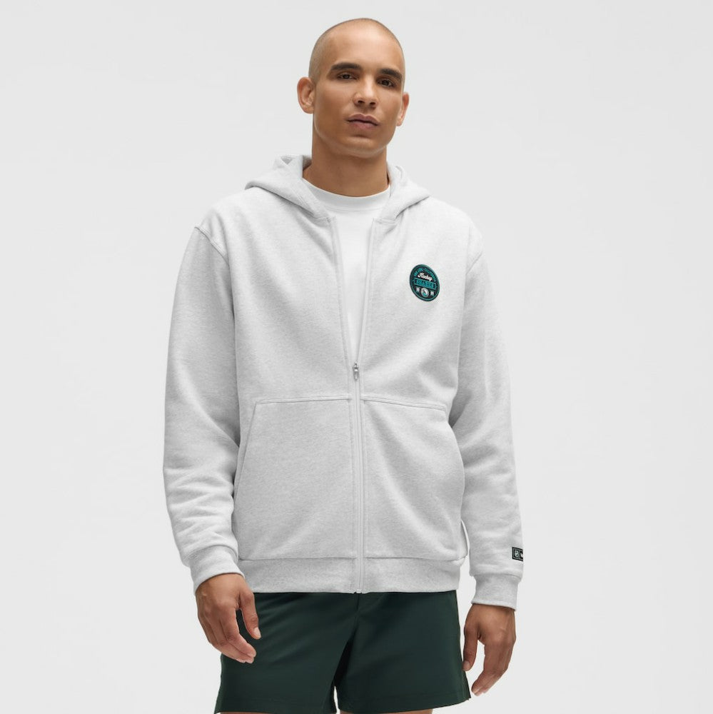 San Jose Sharks lululemon Steady State Full-Zip Hoodie - Heathered Core Ultra Light Grey Hoodies