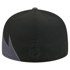 Chicago Blackhawks New Era Spikes 59FIFTY Fitted Hat - Black Hats
