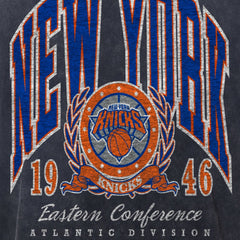 New York Knicks Sport Classics Mineral Washed T-Shirt - Black sale