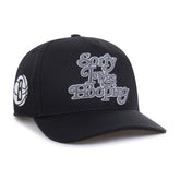Brooklyn Nets Brand Seen by '47 Sorry I Was Hooping Hitch Adjustable Hat - Black on sale