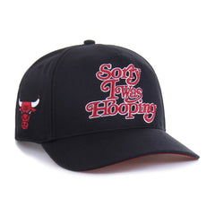 Chicago Bulls Brand Seen by '47 Sorry I Was Hooping Hitch Adjustable Hat - Black shop