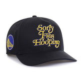 Golden State Warriors Brand Seen by '47 Sorry I Was Hooping Hitch Adjustable Hat sale - Black online