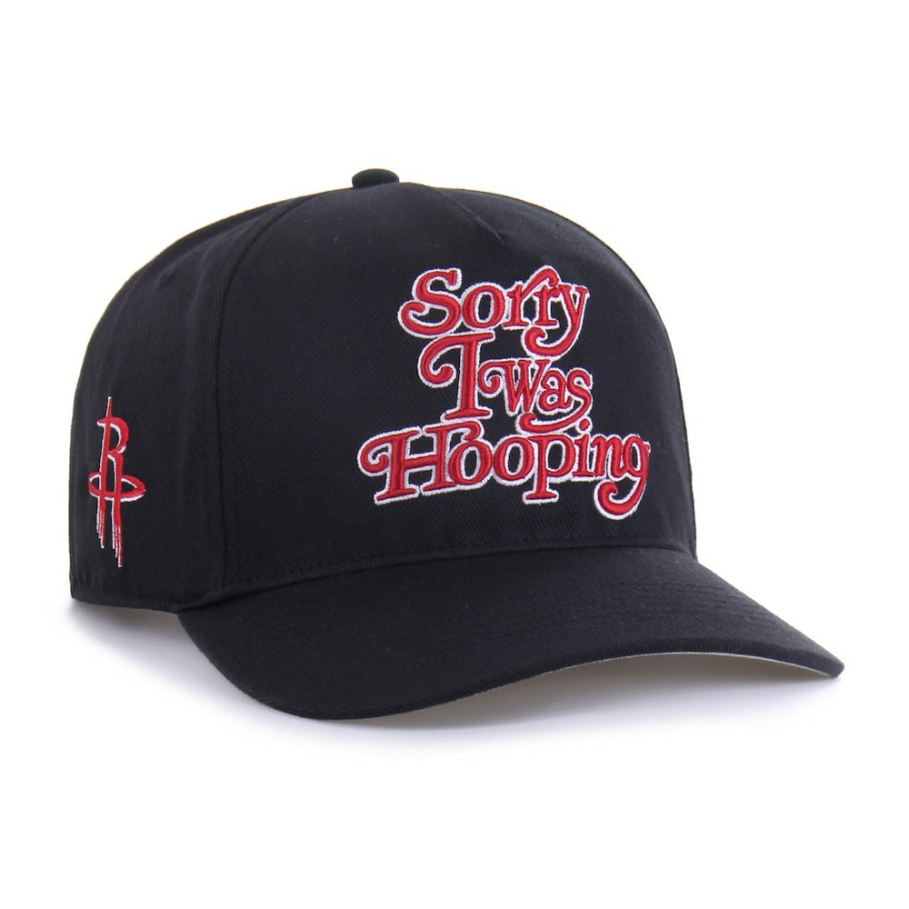 Houston Rockets Brand Seen by '47 Sorry I Was Hooping Hitch Adjustable Hat sale - Black outlet