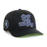 Minnesota Timberwolves Brand Seen by '47 Sorry I Was Hooping Hitch Adjustable Hat - Black on sale