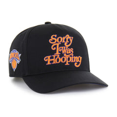 New York Knicks Brand Seen by '47 Sorry I Was Hooping Hitch Adjustable Hat - Black shop