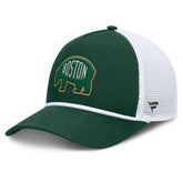 Boston Bruins Fanatics Bermuda A-Frame Adjustable Hat - Green/White Hats