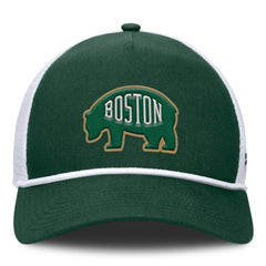 Boston Bruins Fanatics Bermuda A-Frame Adjustable Hat - Green/White Hats