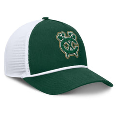 Chicago Blackhawks Fanatics Bermuda A-Frame Adjustable Hat - Green/White Hats