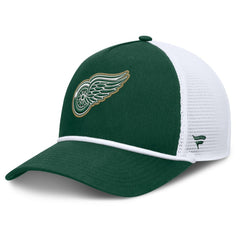 Detroit Red Wings Fanatics Bermuda A-Frame Adjustable Hat - Green/White Hats