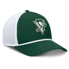 Pittsburgh Penguins Fanatics Bermuda A-Frame Adjustable Hat - Green/White Hats