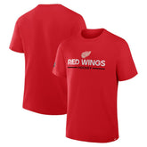 Detroit Red Wings Fanatics Centennial T-Shirt - Red T-shirts