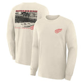 Detroit Red Wings Fanatics Centennial Legacy Long Sleeve T-Shirt - Beige T-shirts