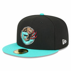 Memphis Grizzlies 2025/26 Classic Edition Jersey Hook 59FIFTY Fitted Hat - Black/Turquoise for sale