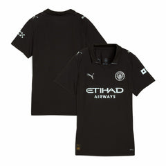 Manchester City Women's 2025/26 Away Replica Jersey - Black sale