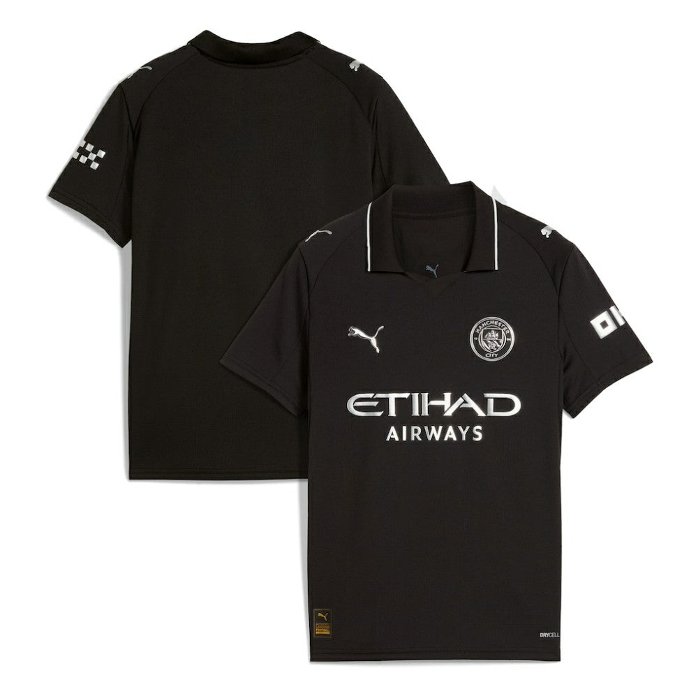 Manchester City Youth 2025/26 Away Replica Jersey - Black for sale