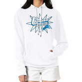 Detroit Lions Starter Women's Drive-In Sign Pullover Hoodie - White on sale