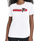 Atlanta Falcons Starter Women's Team Stripe T-Shirt - White outlet