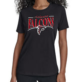 Atlanta Falcons Starter Women's Arch Stripe T-Shirt - Black cheap