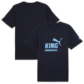 Manchester City 2025/26 King Logo T-Shirt - Navy discount
