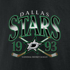 Dallas Stars Retro Cross Sticks T-Shirt - Black T-shirts