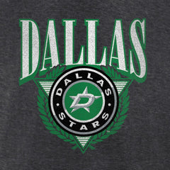 Dallas Stars Retro Seal T-Shirt - Charcoal T-shirts
