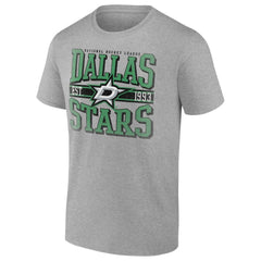 Dallas Stars Retro Vibe T-Shirt - Heather Gray T-shirts