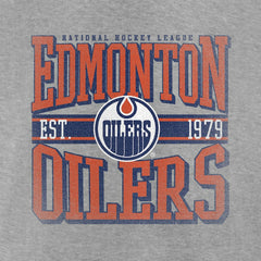 Edmonton Oilers Retro Vibe T-Shirt - Heather Gray T-shirts