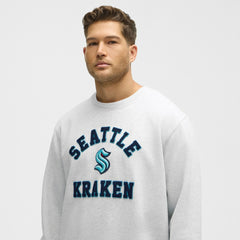 Seattle Kraken lululemon Steady State Crew - Heathered Core Ultra Light Grey