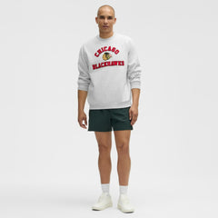 Chicago Blackhawks lululemon Steady State Crew - Heathered Core Ultra Light Grey