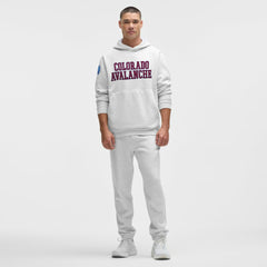 Colorado Avalanche lululemon Steady State Pullover Hoodie - Heathered Core Ultra Light Grey Hoodies