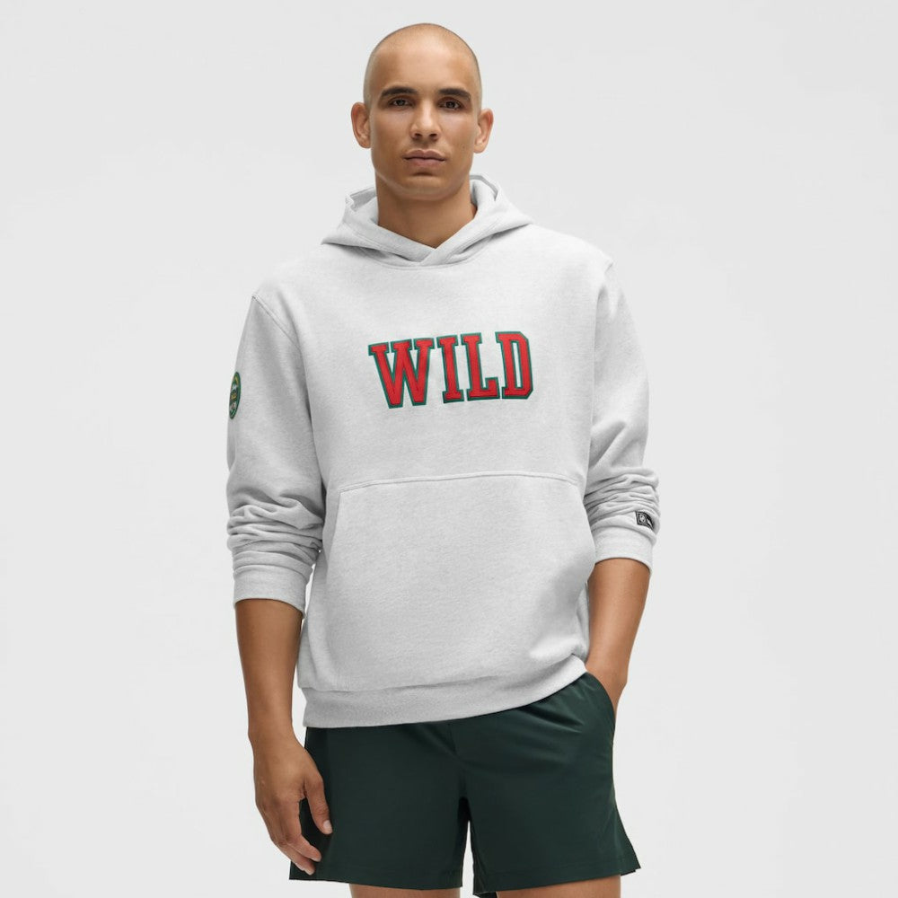 Minnesota Wild lululemon Steady State Pullover Hoodie - Heathered Core Ultra Light Grey Hoodies