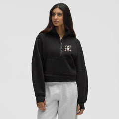 Anaheim Ducks lululemon Women's Scuba Oversized Half-Zip Hoodie - Black Hoodies