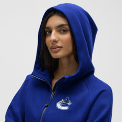 Vancouver Canucks lululemon Women's Scuba Oversized Half-Zip Hoodie - Larkspur Hoodies