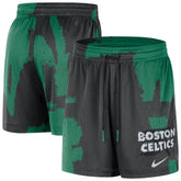 Boston Celtics Courtside Club Dri-FIT Practice Shorts - Black/Kelly Green outlet