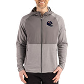 Chicago Bears Cutter & Buck Peshastin Eco Fleece Recycled Raglan Full-Zip Tri-Blend Hybrid Jacket - Heather Gray sale