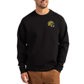 Green Bay Packers Cutter & Buck Helmet Roam Recycled Raglan Pullover Sweatshirt - Black sale
