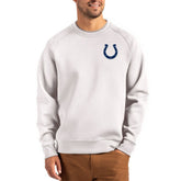 Indianapolis Colts Cutter & Buck Primary Logo Roam Recycled Raglan Pullover Sweatshirt - Gray discount