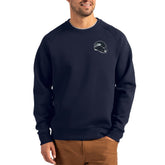 Seattle Seahawks Cutter & Buck Helmet Roam Recycled Raglan Pullover Sweatshirt - College Navy outlet