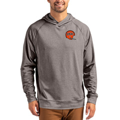 Cincinnati Bengals Cutter & Buck Adapt Historic Knit Recycled Raglan Pullover Hoodie - Heather Gray cheap