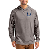 Indianapolis Colts Cutter & Buck Adapt Knit Recycled Raglan Pullover Hoodie - Heather Gray outlet