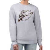 Cleveland Browns G-III 4Her by Carl Banks Women's Distressed Graphics Fleece Pullover Sweatshirt - Gray online