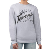 Houston Texans G-III 4Her by Carl Banks Women's Distressed Graphics Fleece Pullover Sweatshirt - Gray discount