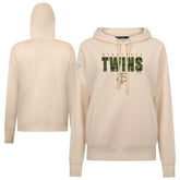 Minnesota Twins Levelwear Women's Adorn Protect W Pullover Hoodie Khaki