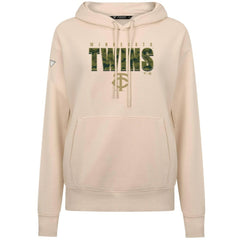 Minnesota Twins Levelwear Women's Adorn Protect W Pullover Hoodie Khaki