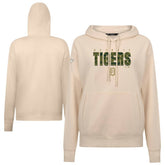 Detroit Tigers Levelwear Women's Adorn Protect W Pullover Hoodie Khaki