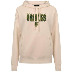 Baltimore Orioles Levelwear Women's Adorn Protect W Pullover Hoodie Khaki