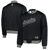Juventus Collegiate Sateen Full-Snap Jacket Discount - Black