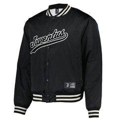 Juventus Collegiate Sateen Full-Snap Jacket - Black for sale